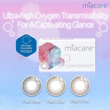 miacare CONFiDENCE Flash Colour Silicone Hydrogel Monthly Contact Lenses (2 pcs)