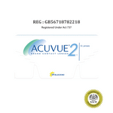 ACUVUE® 2 Bi-Weekly Contact Lenses (6 pcs)