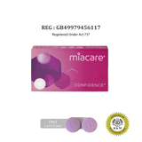 miacare CONFiDENCE Allure Colour Silicone Hydrogel Monthly Contact Lenses (2 pcs) + FREE Lens Case