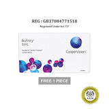 Biofinity Toric (6 PCS) + [FREE 1 pc]