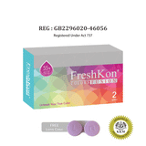 FreshKon COLORS FUSION Monthly Contact Lenses (2 pcs) + FREE Lens Case