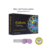 evo BIONICS iColoris Galaxy Monthly Color Contact Lenses (2 pcs) + FREE Lens Case
