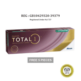 Alcon DAILIES TOTAL 1 for ASTIGMATISM Contact Lenses (30 pcs) + [FREE 5pcs]