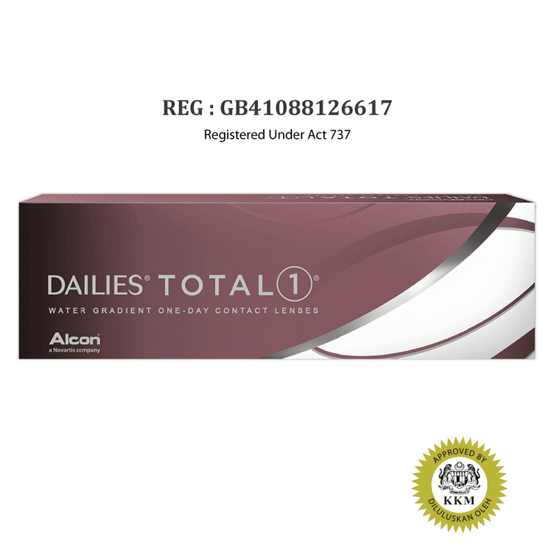 Alcon Dailies Total 1 Contact Lenses (30 pcs)