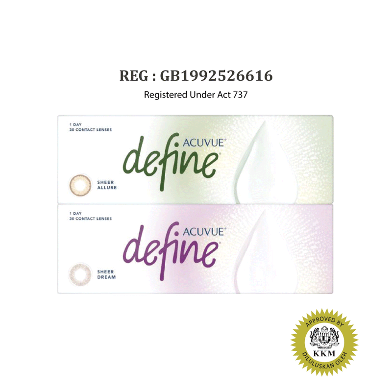 1-DAY ACUVUE define FRESH Daily Color Contact Lenses (30 pcs)