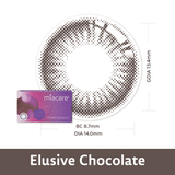 miacare CONFiDENCE Elusive Colour Silicone Hydrogel Monthly Contact Lenses (2 pcs)