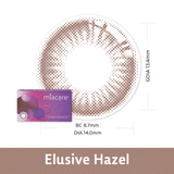 miacare CONFiDENCE Elusive Colour Silicone Hydrogel Monthly Contact Lenses (2 pcs)