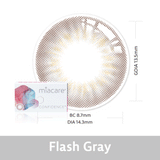 miacare CONFiDENCE Flash Colour Silicone Hydrogel Monthly Contact Lenses (2 pcs)