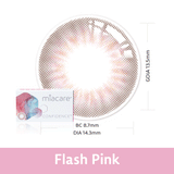 miacare CONFiDENCE Flash Colour Silicone Hydrogel Monthly Contact Lenses (2 pcs)