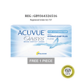 ACUVUE® OASYS® FOR ASTIGMATISM Bi-Weekly Contact Lenses (6 pcs) + [FREE 1 pc]