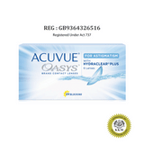 ACUVUE® OASYS® FOR ASTIGMATISM Bi-Weekly Contact Lenses (6 pcs) + [FREE 1 pc]