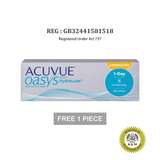 ACUVUE oasys 1-Day WITH HydraLuxe ASTIGMATISM Daily Clear Contact Lenses (30 pcs) + [FREE 1pc]