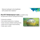 CooperVision Pro-Fit Performance+ Toric Monthly Contact Lenses (6 pcs) + [FREE 1pc] + FREE Lens Case