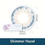 miacare CONFiDENCE Shimmer Colour Silicone Hydrogel Daily (10 pcs)