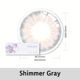 miacare CONFiDENCE Shimmer Colour Silicone Hydrogel Daily (10 pcs)