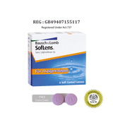 Soflens Toric 66 For Astigmatism (6 pcs) + [FREE 1 pc ULTRA Toric For Astigmatism] + FREE Lens Case