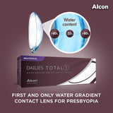 Alcon DAILIES TOTAL 1 MULTIFOCAL Contact Lenses (30 pcs) + [FREE 5 pcs]