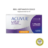 ACUVUE® vita® ASTIGMATISM Monthly Contact Lenses (6 pcs) + [FREE 1 pc]