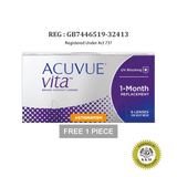 ACUVUE® vita® ASTIGMATISM Monthly Contact Lenses (6 pcs) + [FREE 1 pc]