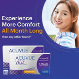 ACUVUE vita ASTIGMATISM Monthly Contact Lenses (6 pcs) + [FREE 1 pc] + FREE Lens Case