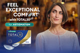 Alcon TOTAL 30 for ASTIGMATISM Monthly (3 pcs) + [FREE 1 pc]