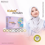 BIONICS iColoris PICTORIS Monthly Color Contact Lenses (2 pcs)